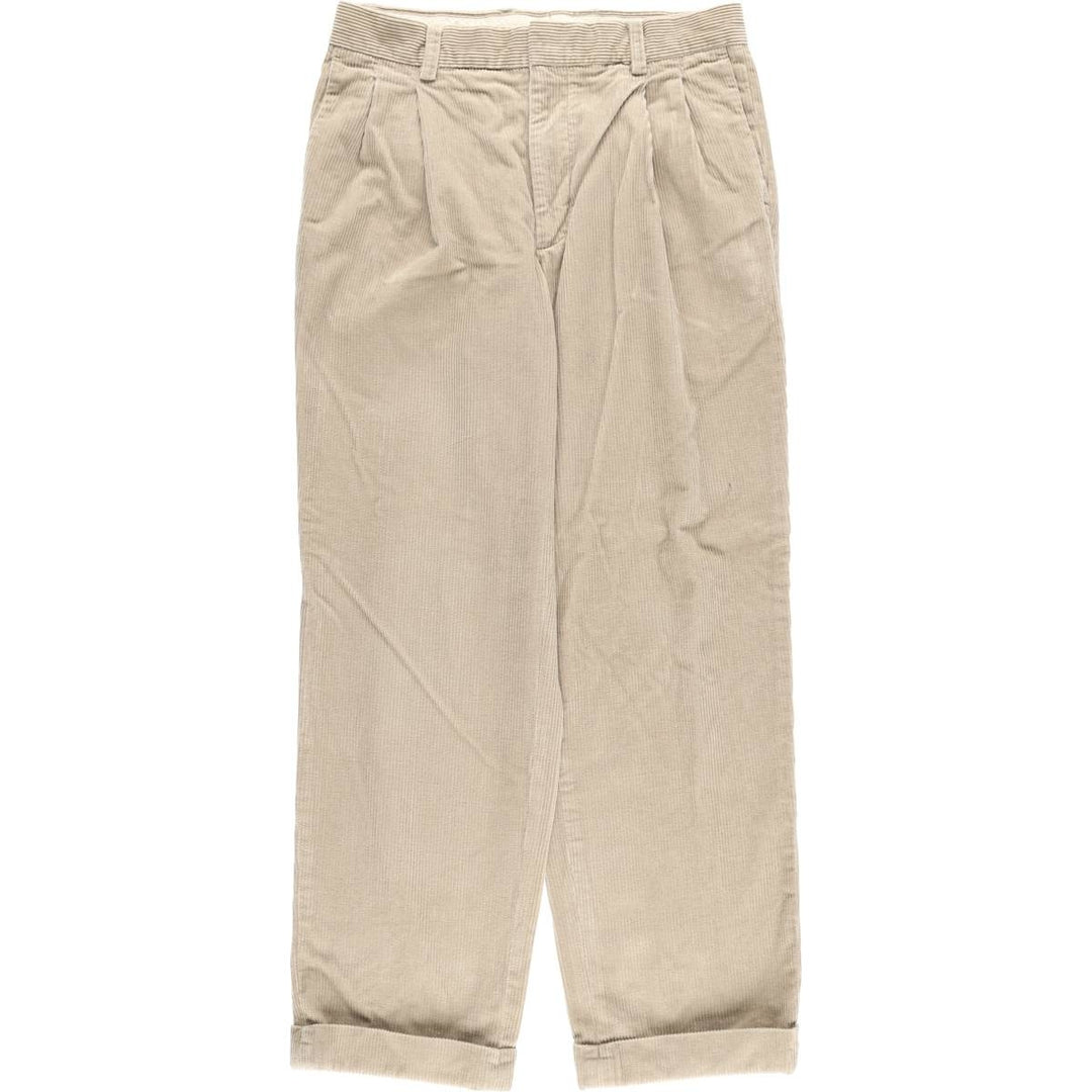 Banana Republic Smithfield Corduroy Pants, Men's, Size W32 cotton Beige type Vintage Second Hand