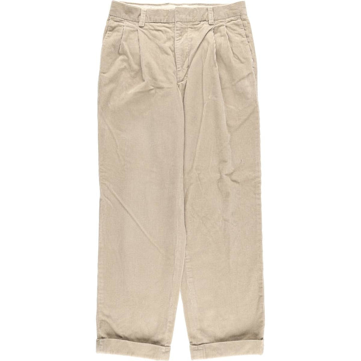 Banana Republic Smithfield Corduroy Pants, Men's, Size W32 cotton Beige type Vintage Second Hand