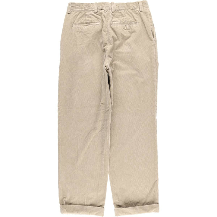 Banana Republic Smithfield Corduroy Pants, Men's, Size W32 cotton Beige type Vintage Second Hand