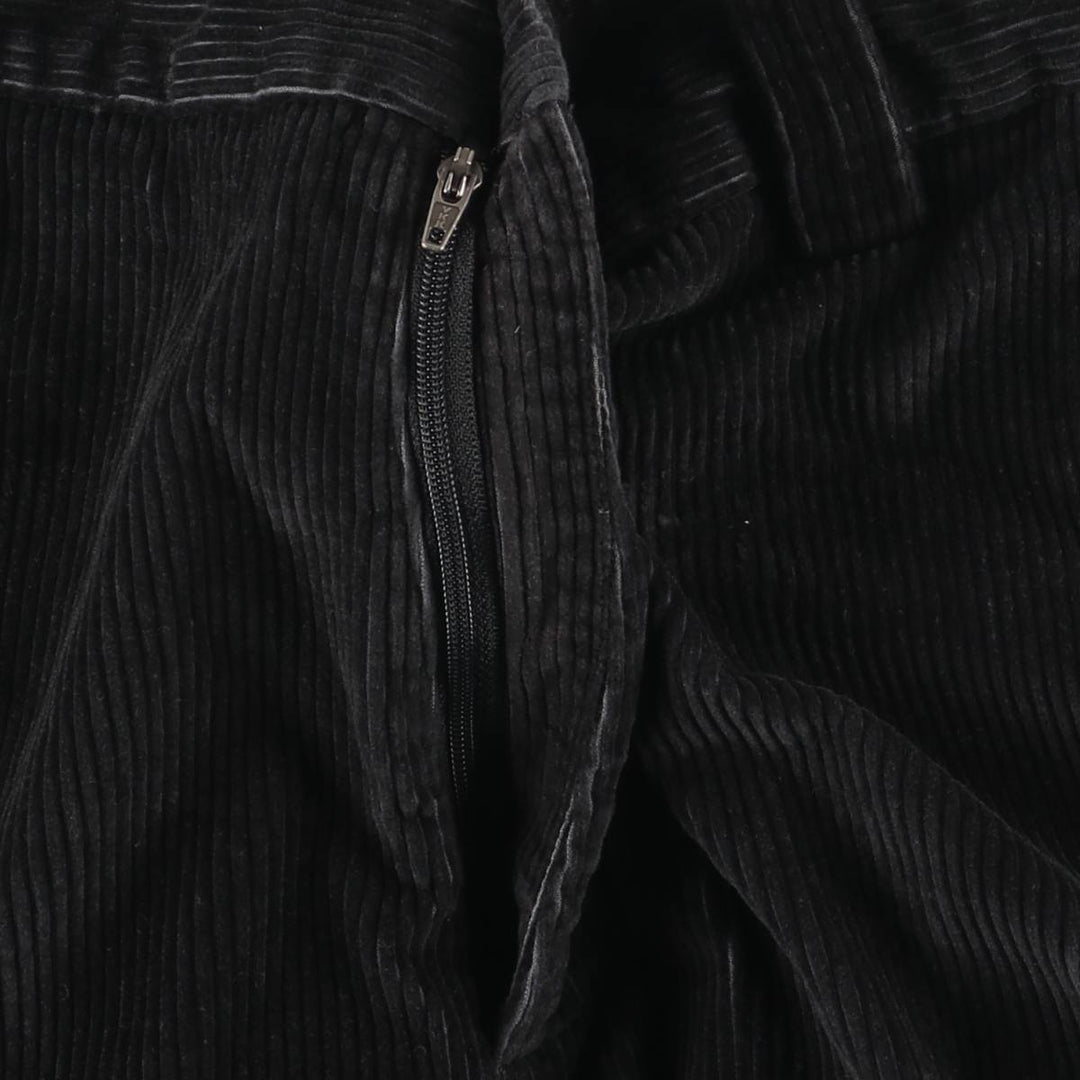LLBean Men's Corduroy Pants, Size W35 cotton black type Vintage Second Hand