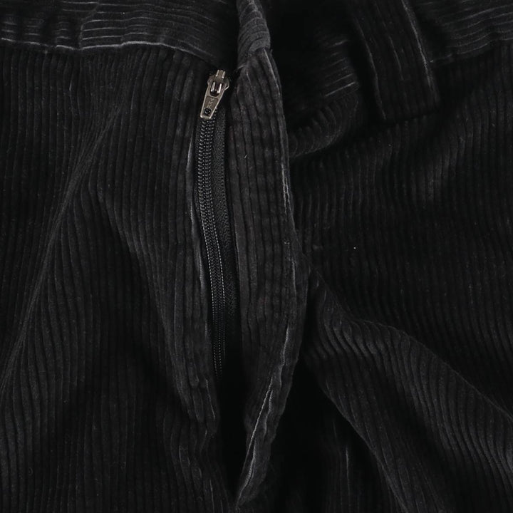 LLBean Men's Corduroy Pants, Size W35 cotton black type Vintage Second Hand