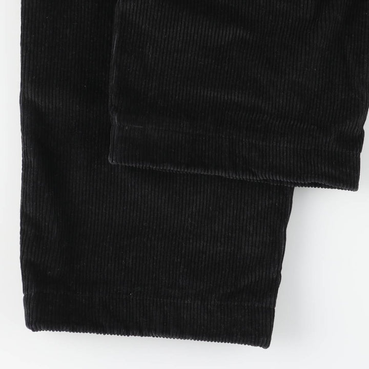 LLBean Men's Corduroy Pants, Size W35 cotton black type Vintage Second Hand