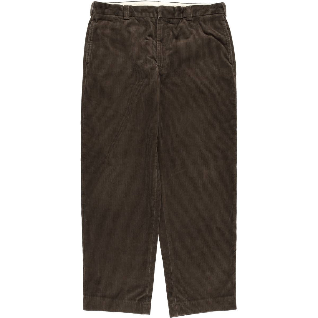 90s-00'S Vintage LLBean Classic Fit Corduroy Pants, Men's, Size W37 cotton brown type Vintage Second Hand