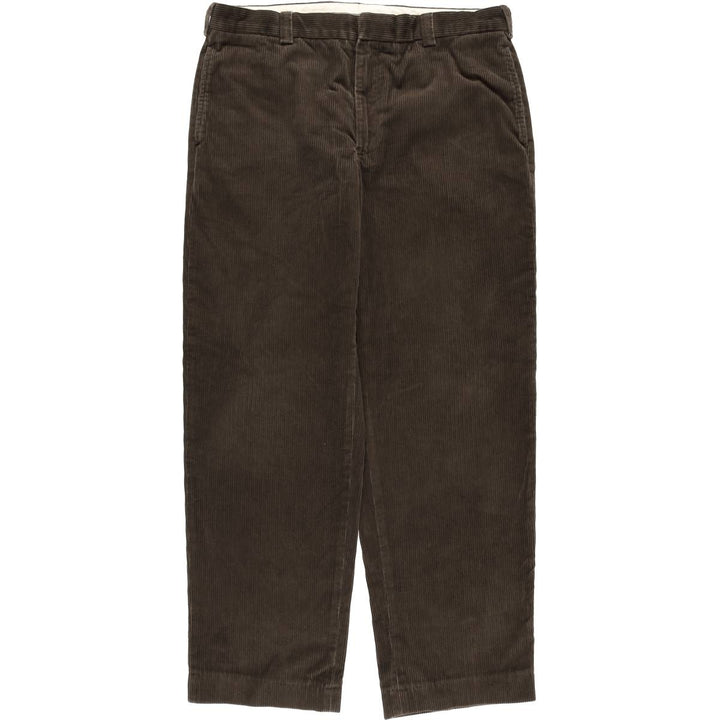 90s-00'S Vintage LLBean Classic Fit Corduroy Pants, Men's, Size W37 cotton brown type Vintage Second Hand