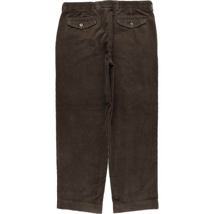 90s-00'S Vintage LLBean Classic Fit Corduroy Pants, Men's, Size W37 cotton brown type Vintage Second Hand