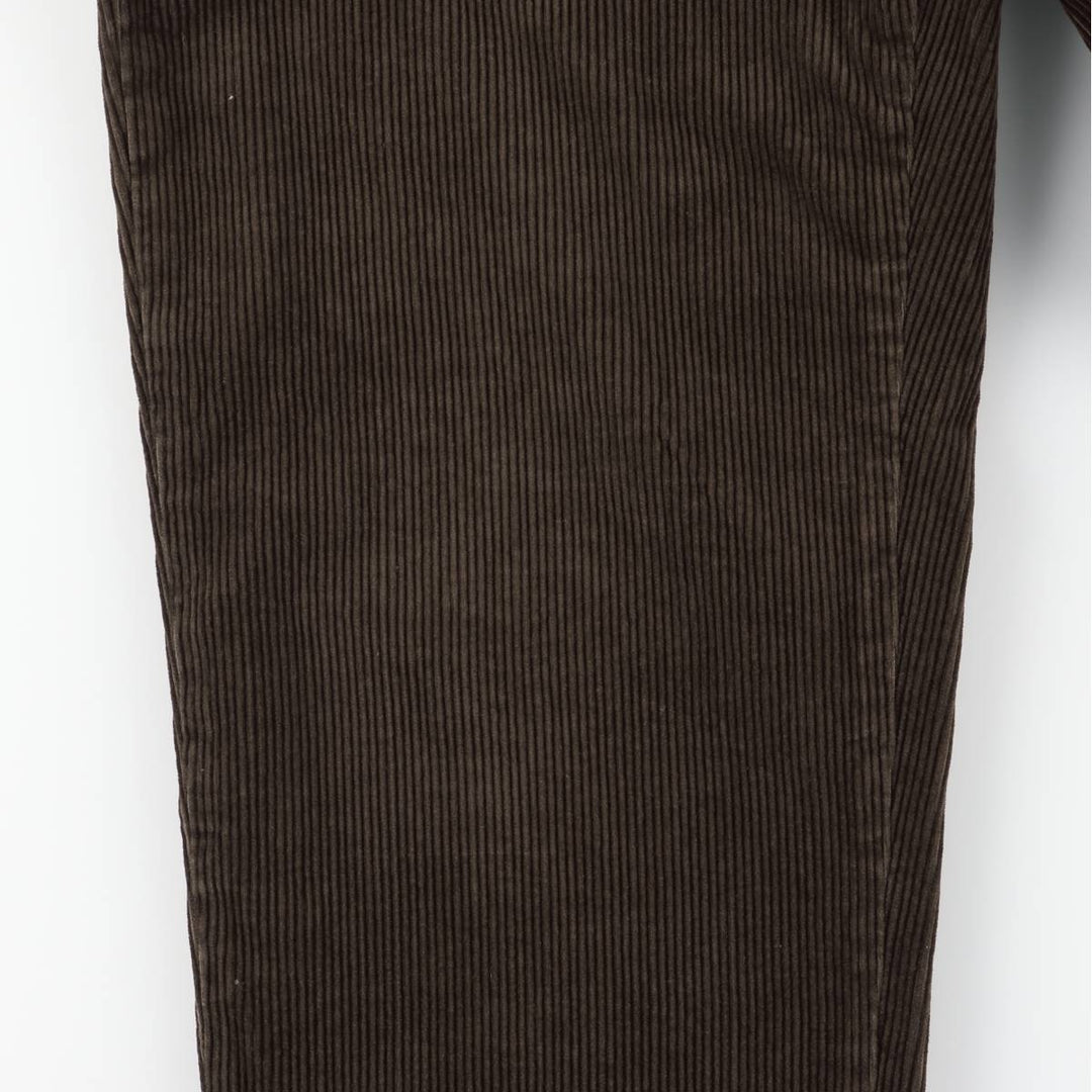 90s-00'S Vintage LLBean Classic Fit Corduroy Pants, Men's, Size W37 cotton brown type Vintage Second Hand