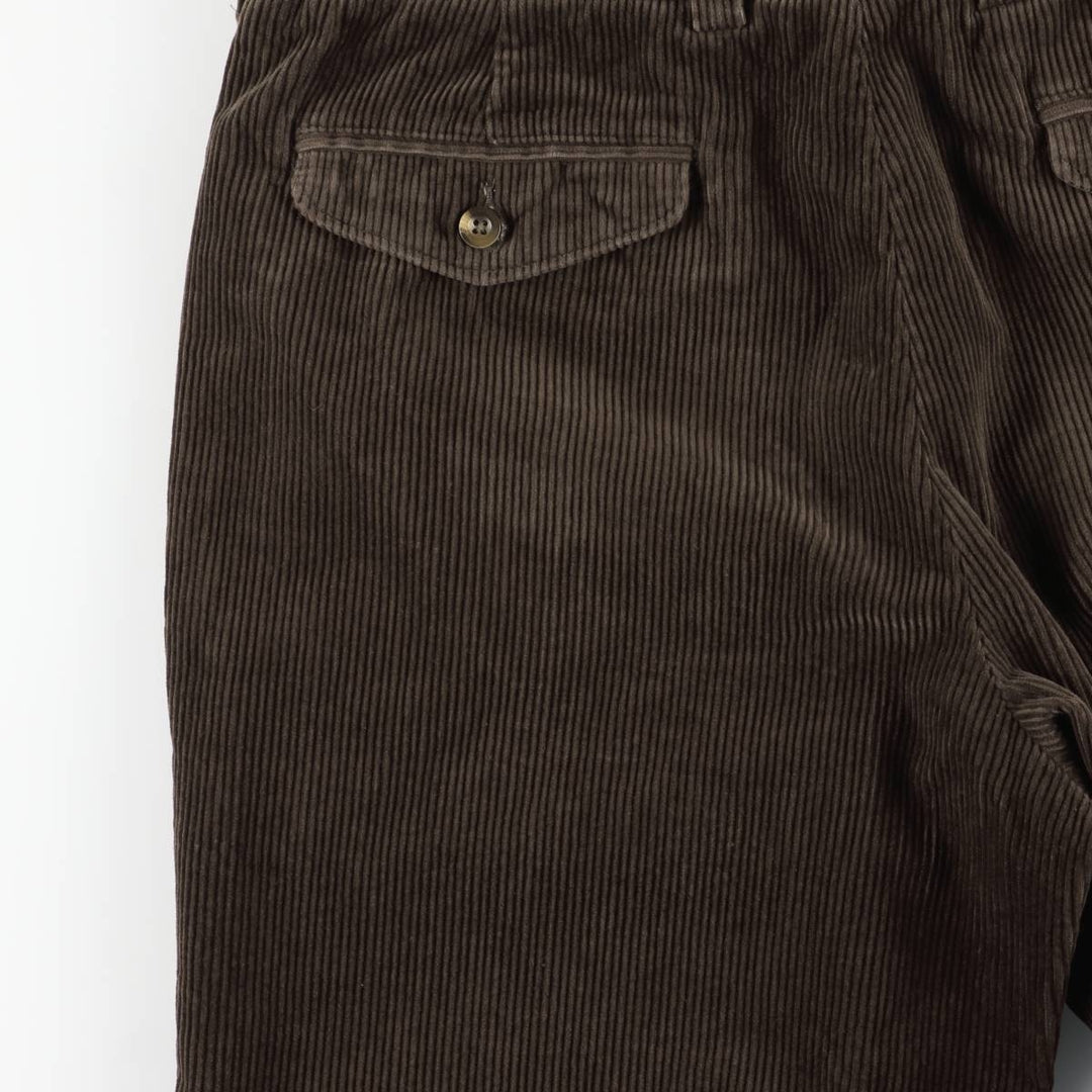 90s-00'S Vintage LLBean Classic Fit Corduroy Pants, Men's, Size W37 cotton brown type Vintage Second Hand