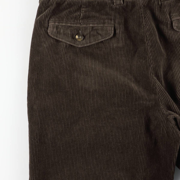 90s-00'S Vintage LLBean Classic Fit Corduroy Pants, Men's, Size W37 cotton brown type Vintage Second Hand
