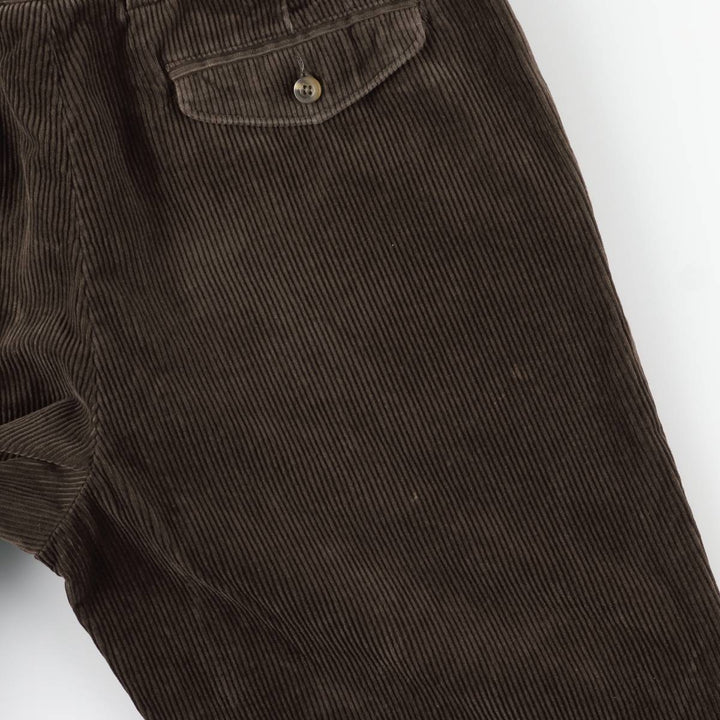 90s-00'S Vintage LLBean Classic Fit Corduroy Pants, Men's, Size W37 cotton brown type Vintage Second Hand