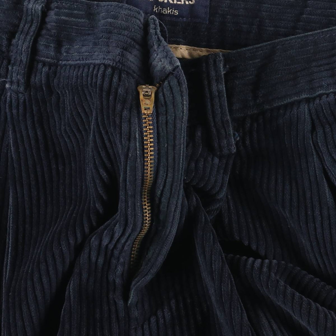 90'S Dockers Khakis Corduroy Pants, Men's, Size W34 cotton navy blue type Vintage Second Hand