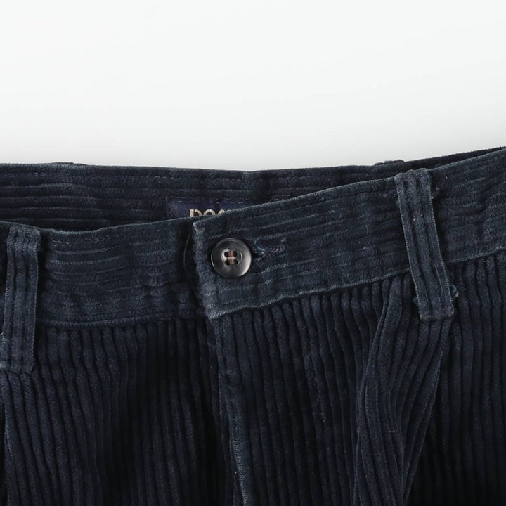 90'S Dockers Khakis Corduroy Pants, Men's, Size W34 cotton navy blue type Vintage Second Hand