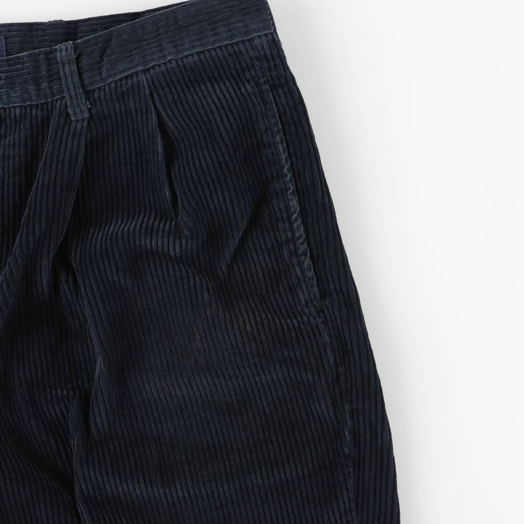 90'S Dockers Khakis Corduroy Pants, Men's, Size W34 cotton navy blue type Vintage Second Hand