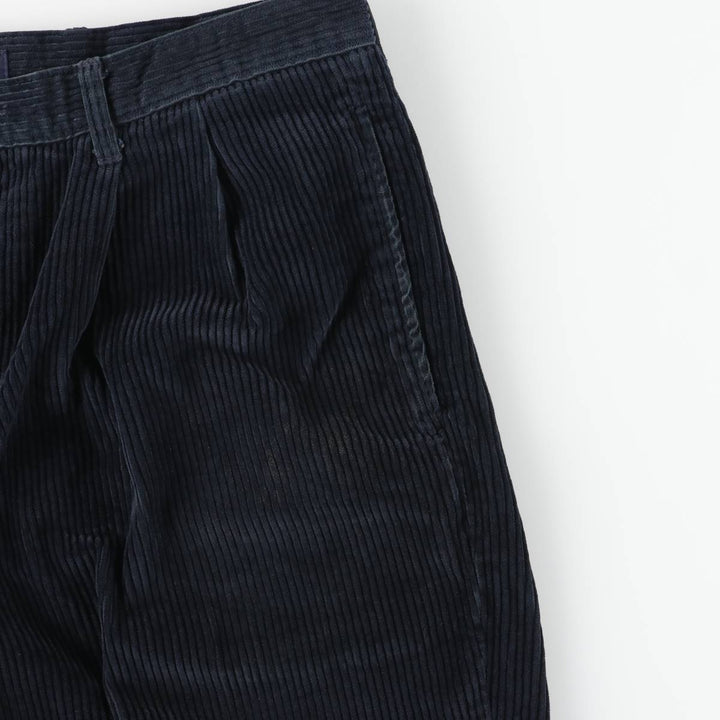 90'S Dockers Khakis Corduroy Pants, Men's, Size W34 cotton navy blue type Vintage Second Hand