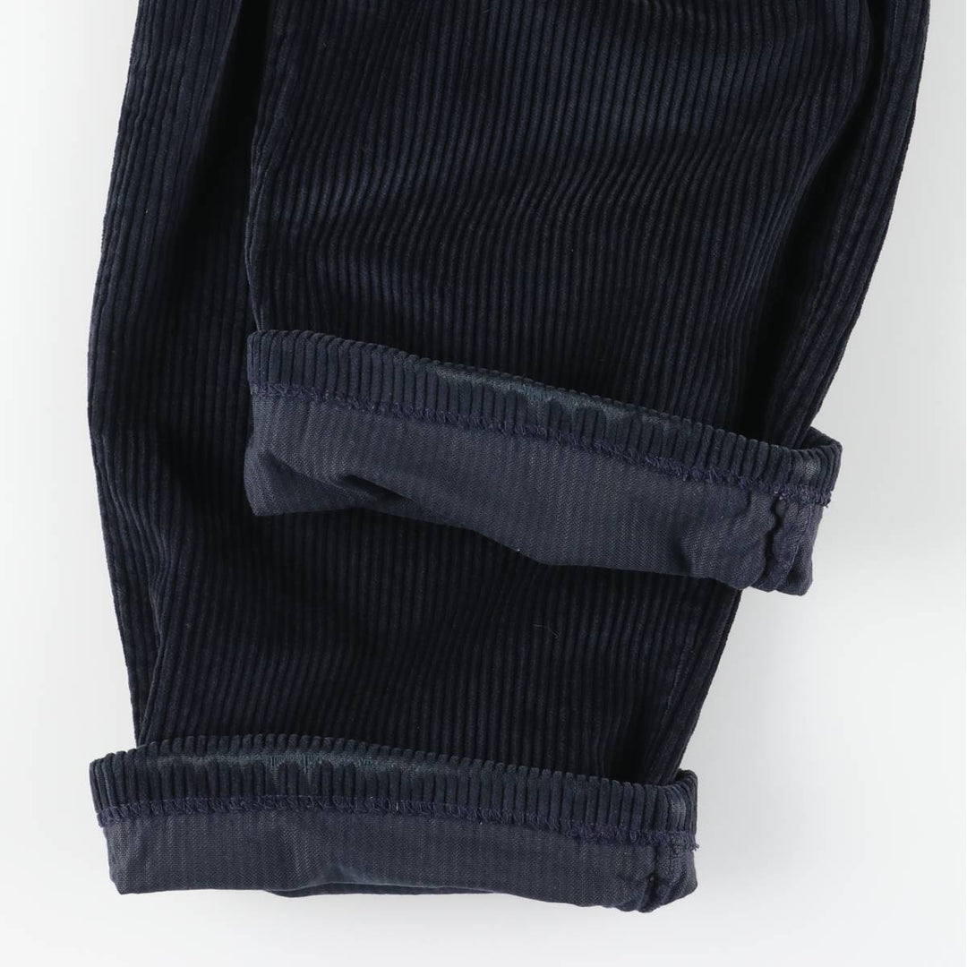 90'S Dockers Khakis Corduroy Pants, Men's, Size W34 cotton navy blue type Vintage Second Hand