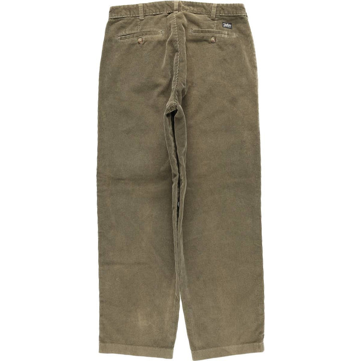 Tahoe River Outfitters Men's Corduroy Pants, Size W33 cotton green type yellow green Vintage Second Hand