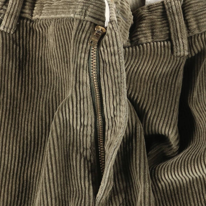Tahoe River Outfitters Men's Corduroy Pants, Size W33 cotton green type yellow green Vintage Second Hand