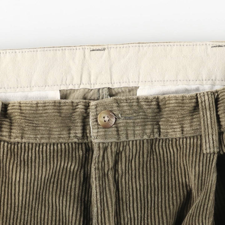 Tahoe River Outfitters Men's Corduroy Pants, Size W33 cotton green type yellow green Vintage Second Hand
