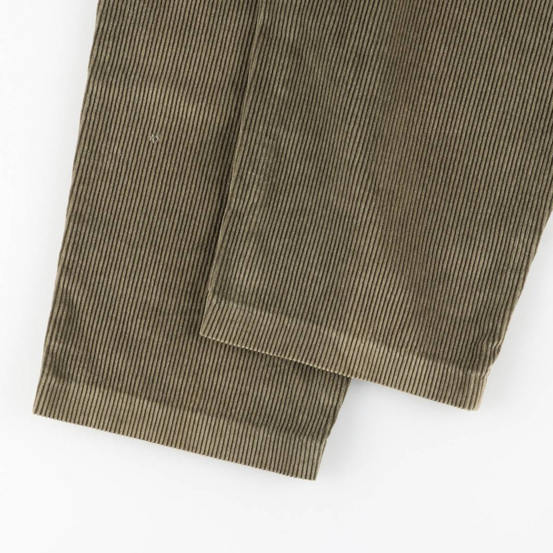 Tahoe River Outfitters Men's Corduroy Pants, Size W33 cotton green type yellow green Vintage Second Hand