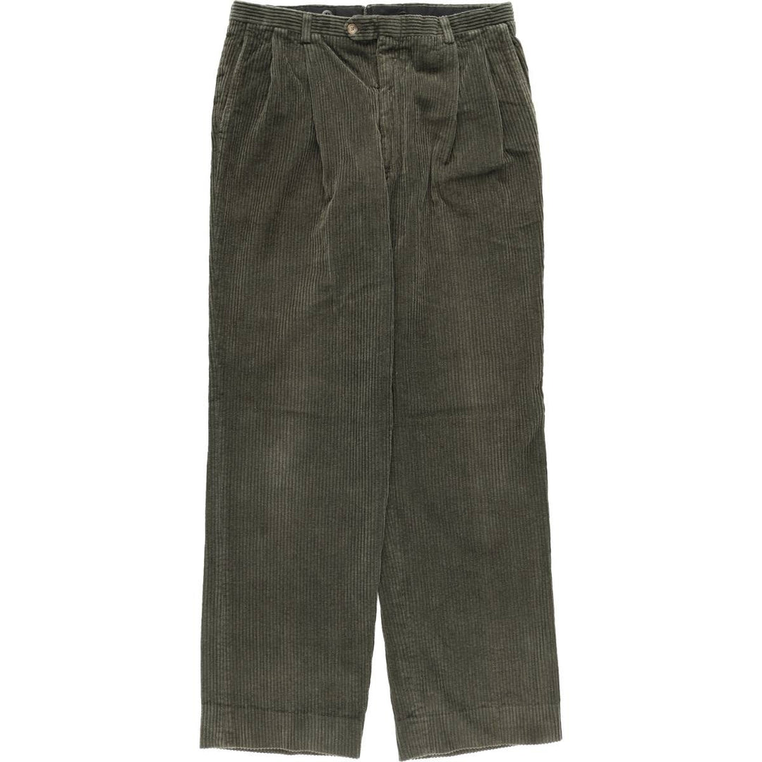 The Kensington Collection Corduroy Pants, Men's, Size 34 unclear Green type dark green Vintage Second Hand