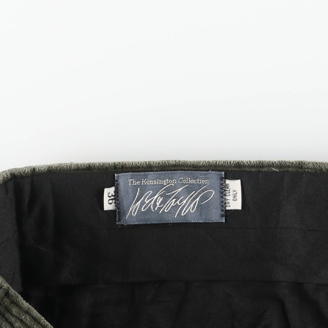 The Kensington Collection Corduroy Pants, Men's, Size 34 unclear Green type dark green Vintage Second Hand