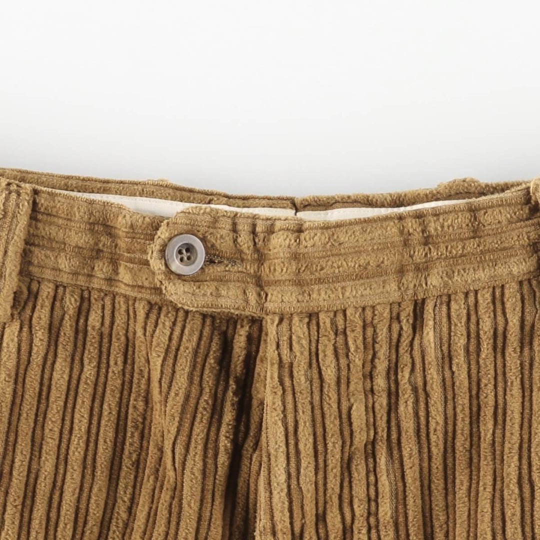 Cantarelli Corduroy Pants Men's Size W32 cotton Camel type Vintage Second Hand