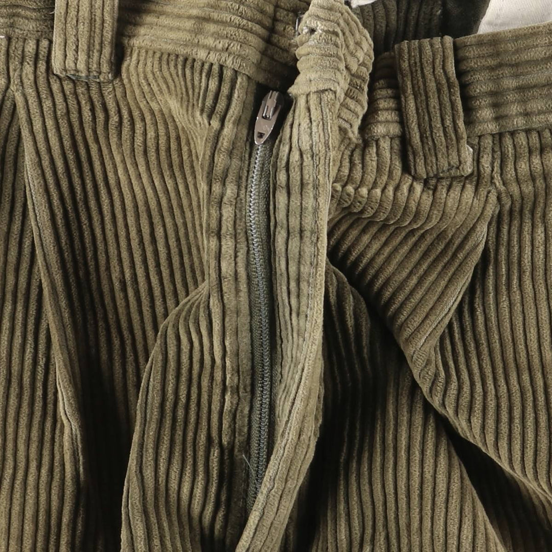 Vintage 90'S Eagle Pass corduroy pants, made in the USA, men's size W31. unclear green type yellow green Vintage Second Hand