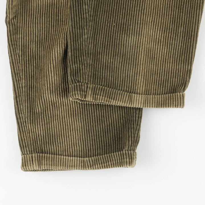 Vintage 90'S Eagle Pass corduroy pants, made in the USA, men's size W31. unclear green type yellow green Vintage Second Hand