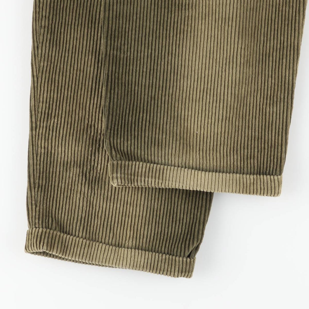 Vintage 90'S Eagle Pass corduroy pants, made in the USA, men's size W31. unclear green type yellow green Vintage Second Hand