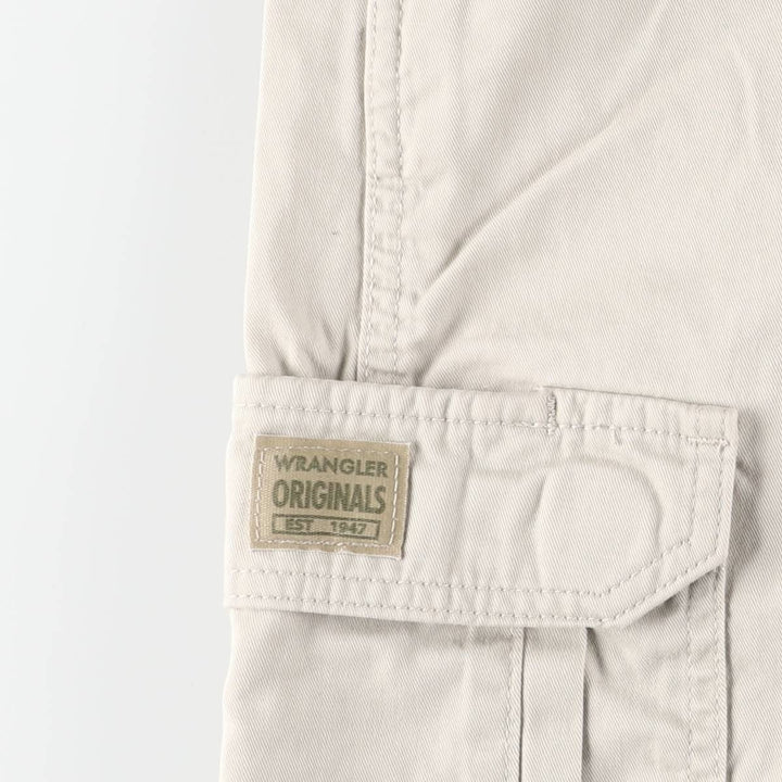 Wrangler cargo shorts, men's size W35 (approx.) cotton Beige type Vintage Second Hand