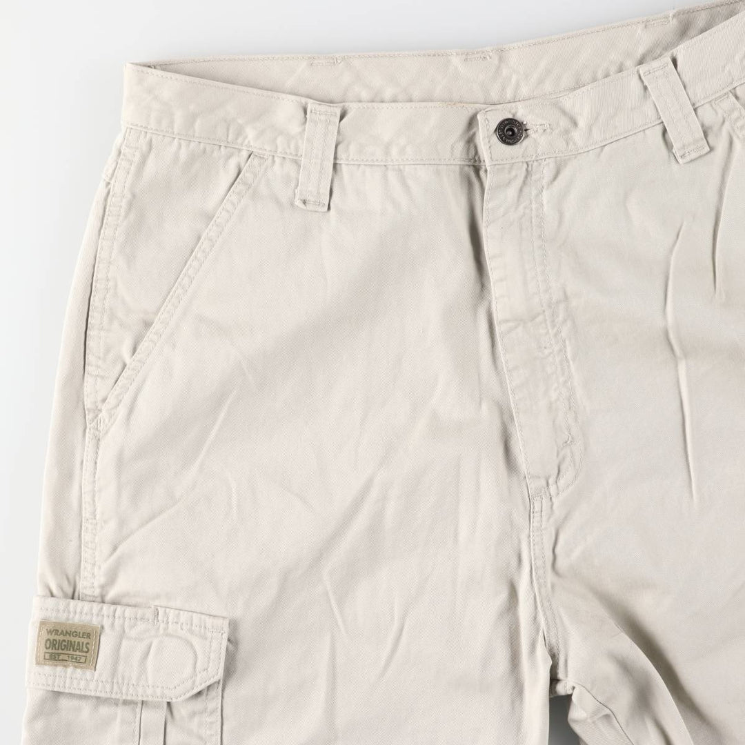 Wrangler cargo shorts, men's size W35 (approx.) cotton Beige type Vintage Second Hand