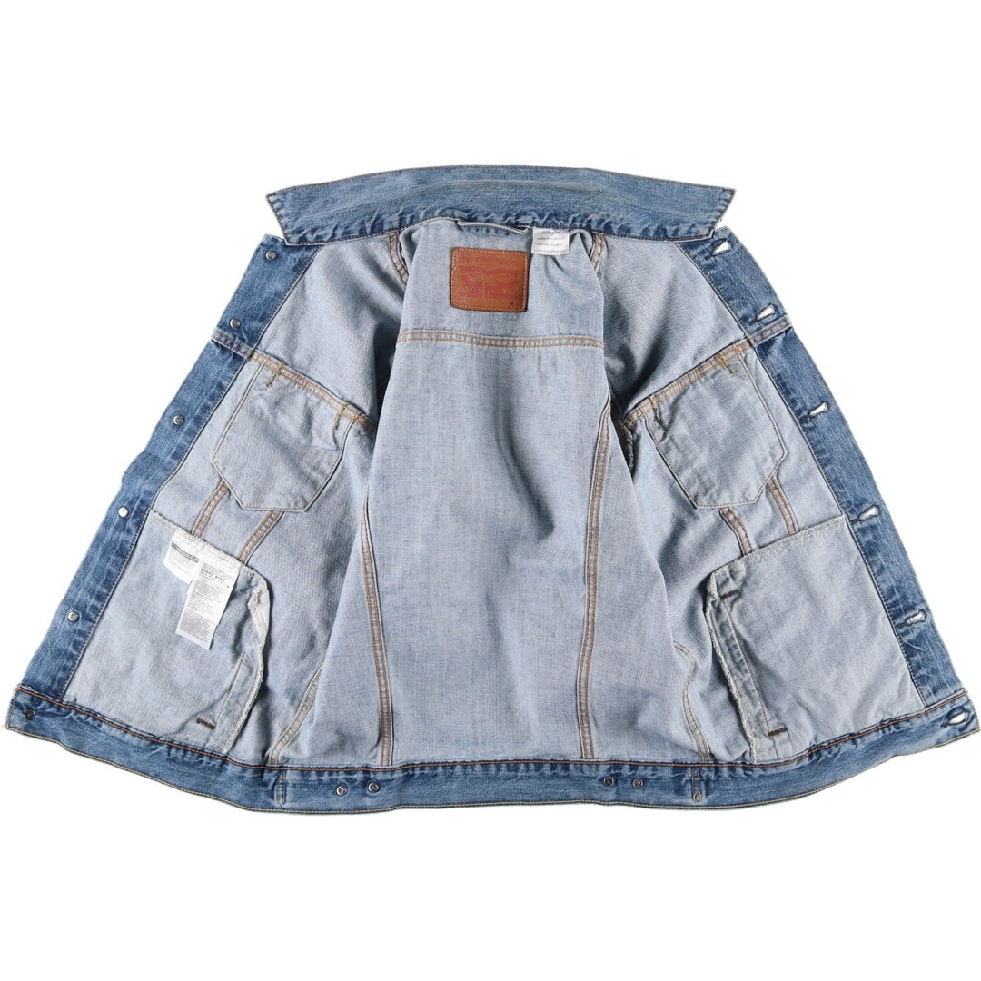 Levi's denim jacket, denim jacket, men's size M cotton blue type Vintage Second Hand
