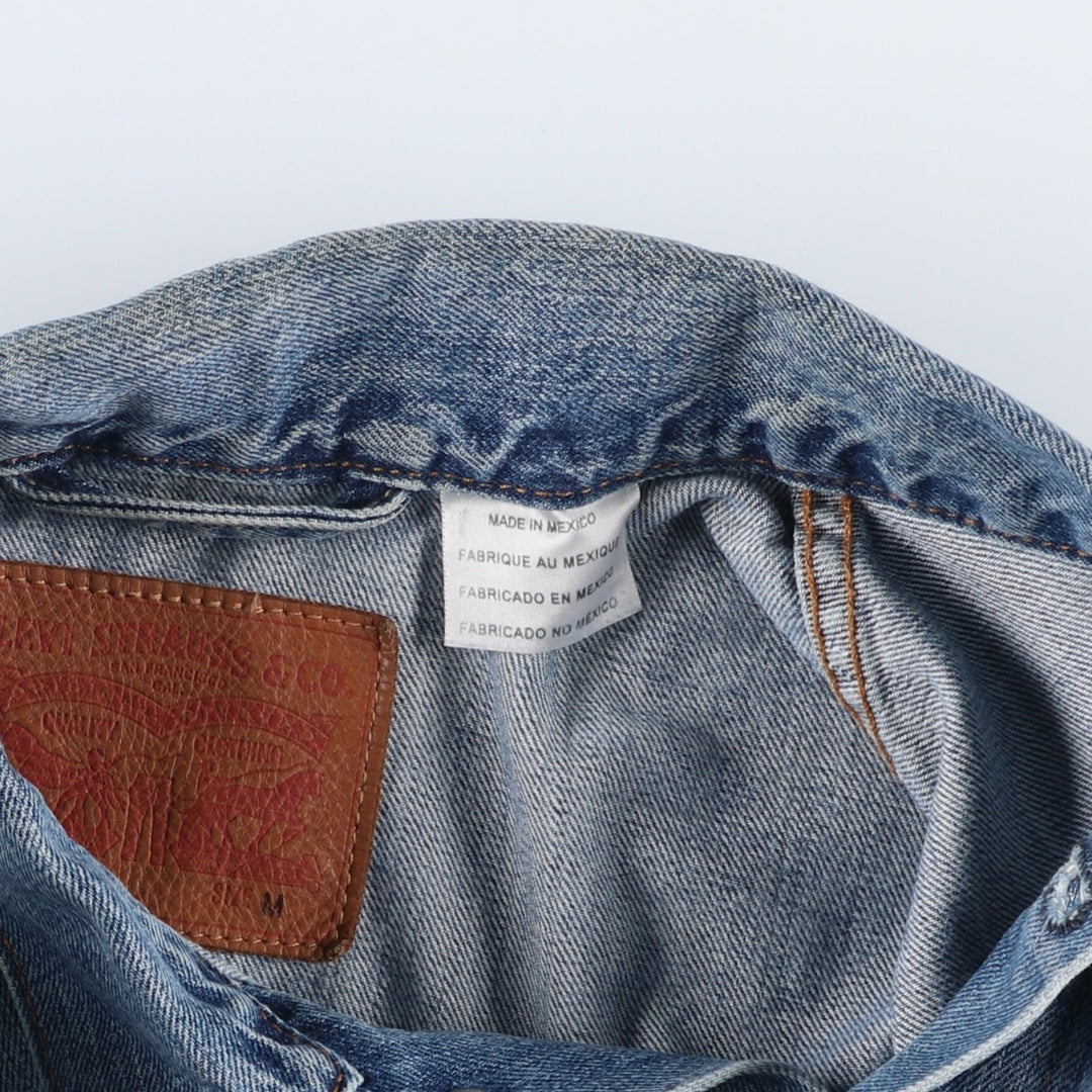 Levi's denim jacket, denim jacket, men's size M cotton blue type Vintage Second Hand