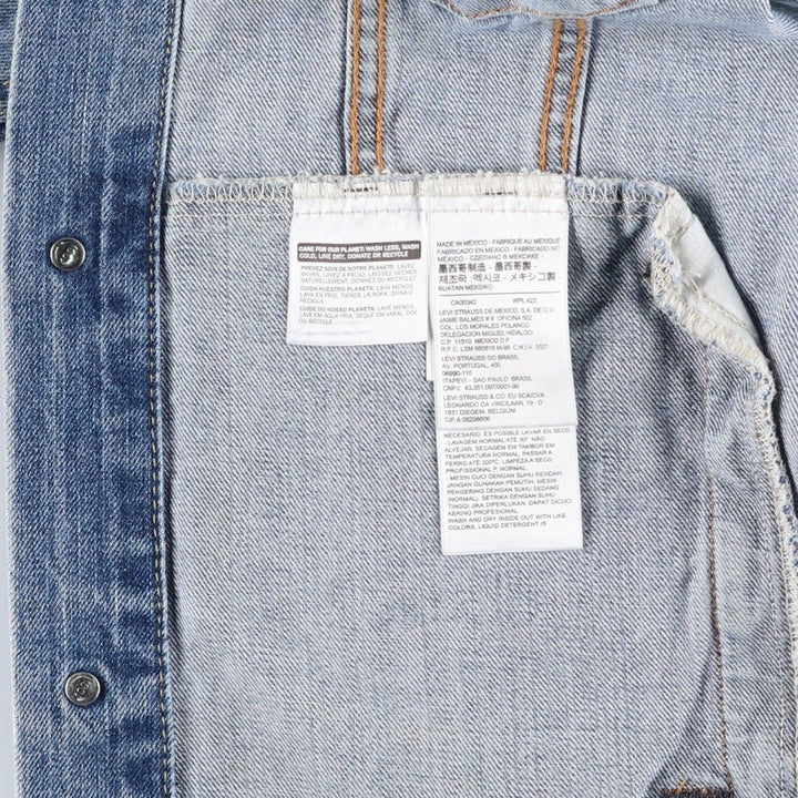 Levi's denim jacket, denim jacket, men's size M cotton blue type Vintage Second Hand