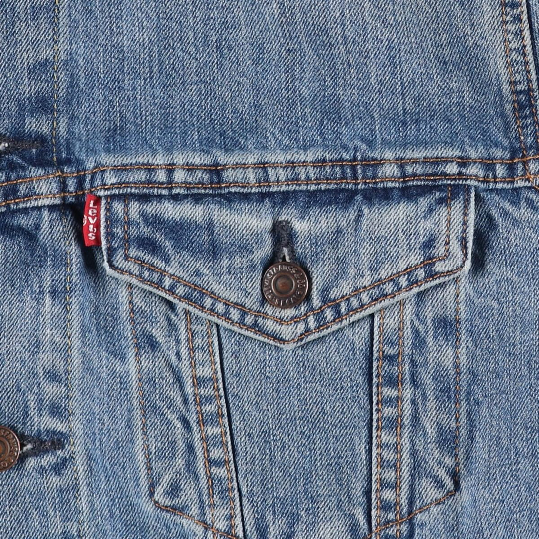 Levi's denim jacket, denim jacket, men's size M cotton blue type Vintage Second Hand