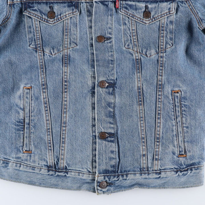 Levi's denim jacket, denim jacket, men's size M cotton blue type Vintage Second Hand