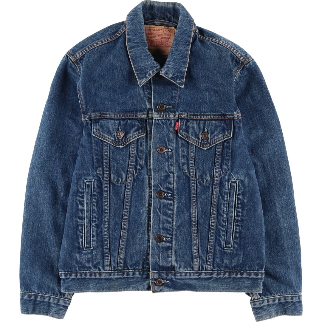 90'S Levi's Denim Jacket, Men's Size Small, Vintage cotton blue type Vintage Second Hand