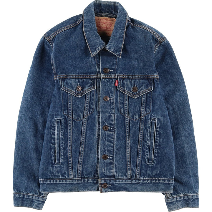 90'S Levi's Denim Jacket, Men's Size Small, Vintage cotton blue type Vintage Second Hand