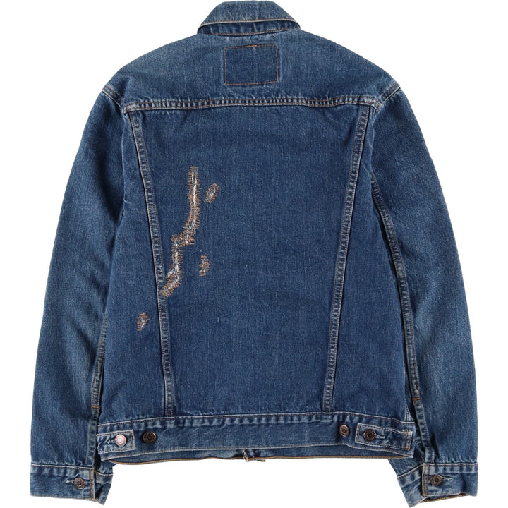 90'S Levi's Denim Jacket, Men's Size Small, Vintage cotton blue type Vintage Second Hand
