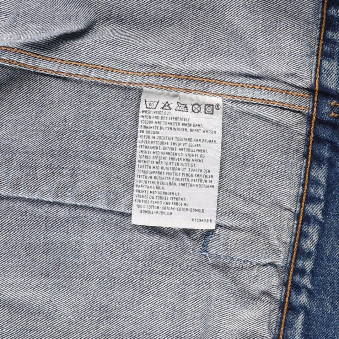 90'S Levi's Denim Jacket, Men's Size Small, Vintage cotton blue type Vintage Second Hand