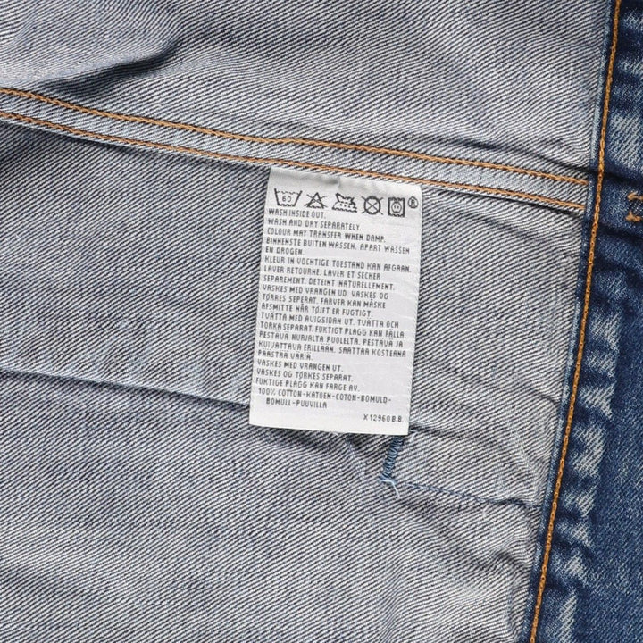90'S Levi's Denim Jacket, Men's Size Small, Vintage cotton blue type Vintage Second Hand
