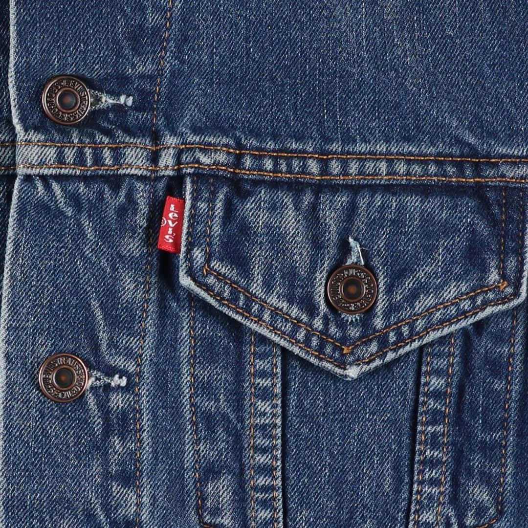90'S Levi's Denim Jacket, Men's Size Small, Vintage cotton blue type Vintage Second Hand