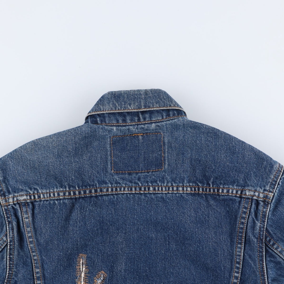 90'S Levi's Denim Jacket, Men's Size Small, Vintage cotton blue type Vintage Second Hand