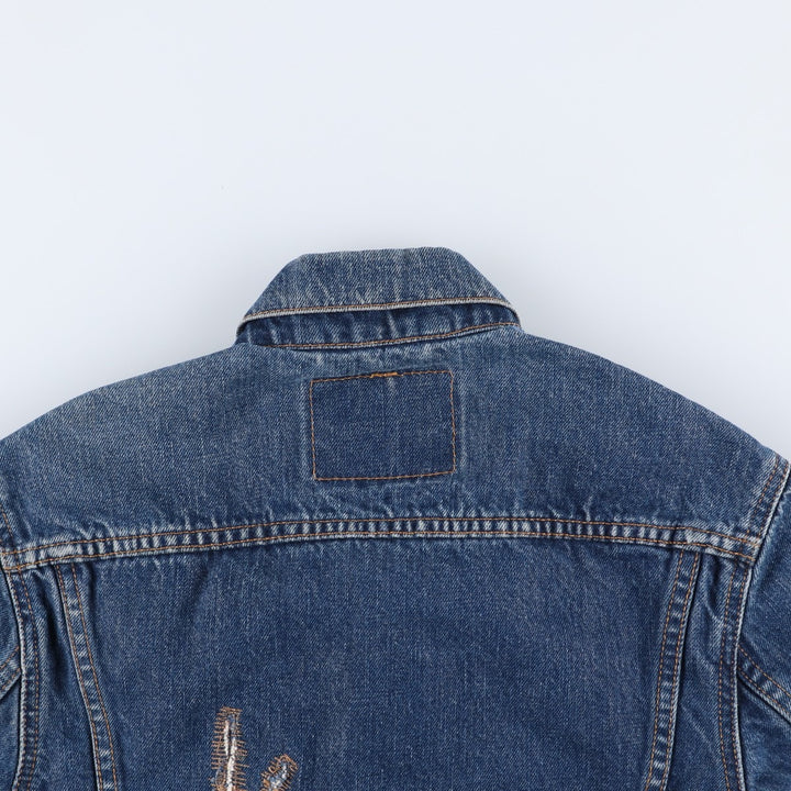 90'S Levi's Denim Jacket, Men's Size Small, Vintage cotton blue type Vintage Second Hand