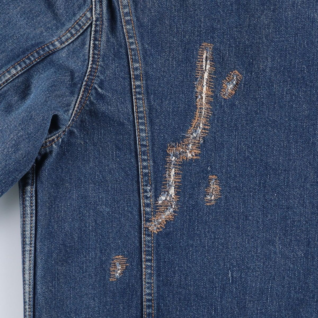 90'S Levi's Denim Jacket, Men's Size Small, Vintage cotton blue type Vintage Second Hand