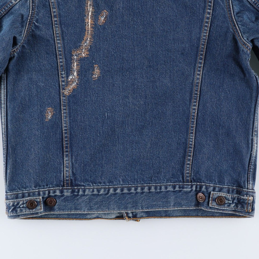 90'S Levi's Denim Jacket, Men's Size Small, Vintage cotton blue type Vintage Second Hand