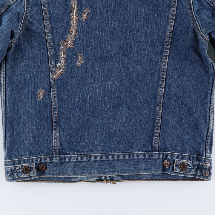 90'S Levi's Denim Jacket, Men's Size Small, Vintage cotton blue type Vintage Second Hand