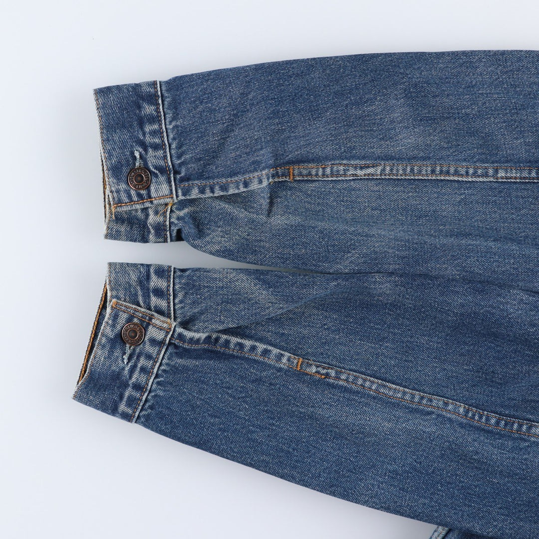 90'S Levi's Denim Jacket, Men's Size Small, Vintage cotton blue type Vintage Second Hand