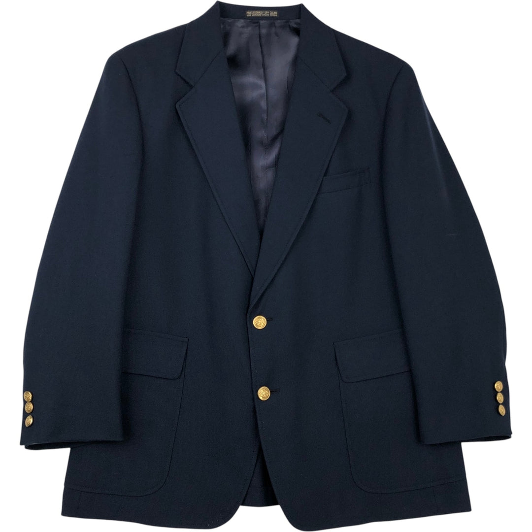 Mac Hugh Inc. Navy Blazer, Tailored Jacket, Made in USA, Men's Size Medium unclear navy blue type Vintage Second Hand