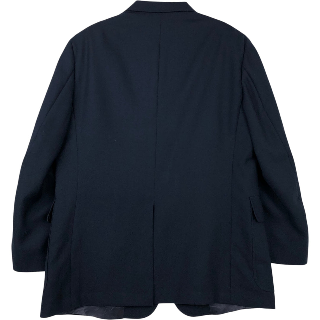 Mac Hugh Inc. Navy Blazer, Tailored Jacket, Made in USA, Men's Size Medium unclear navy blue type Vintage Second Hand