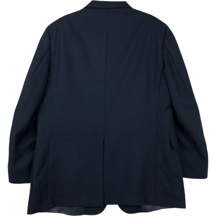 Mac Hugh Inc. Navy Blazer, Tailored Jacket, Made in USA, Men's Size Medium unclear navy blue type Vintage Second Hand